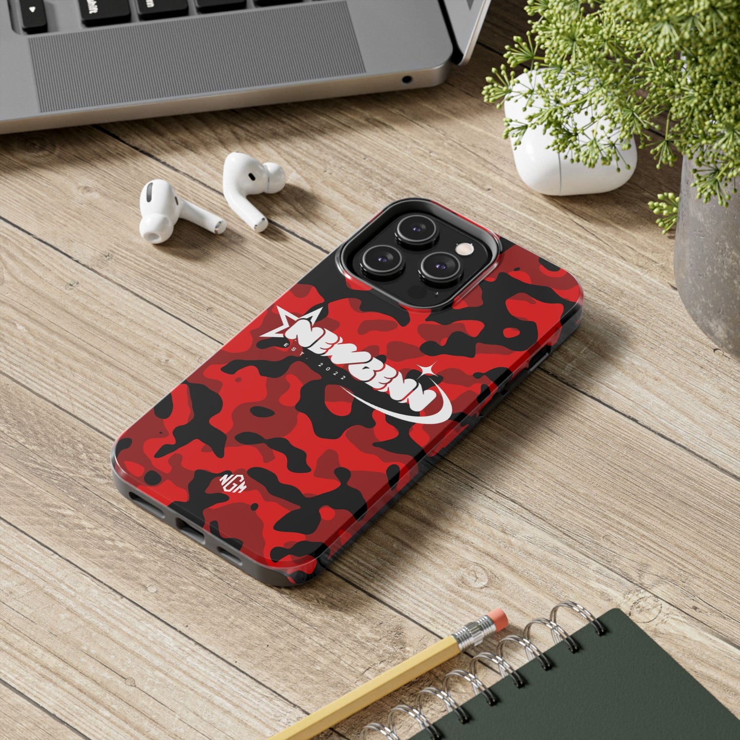 Red Camo Phone Case