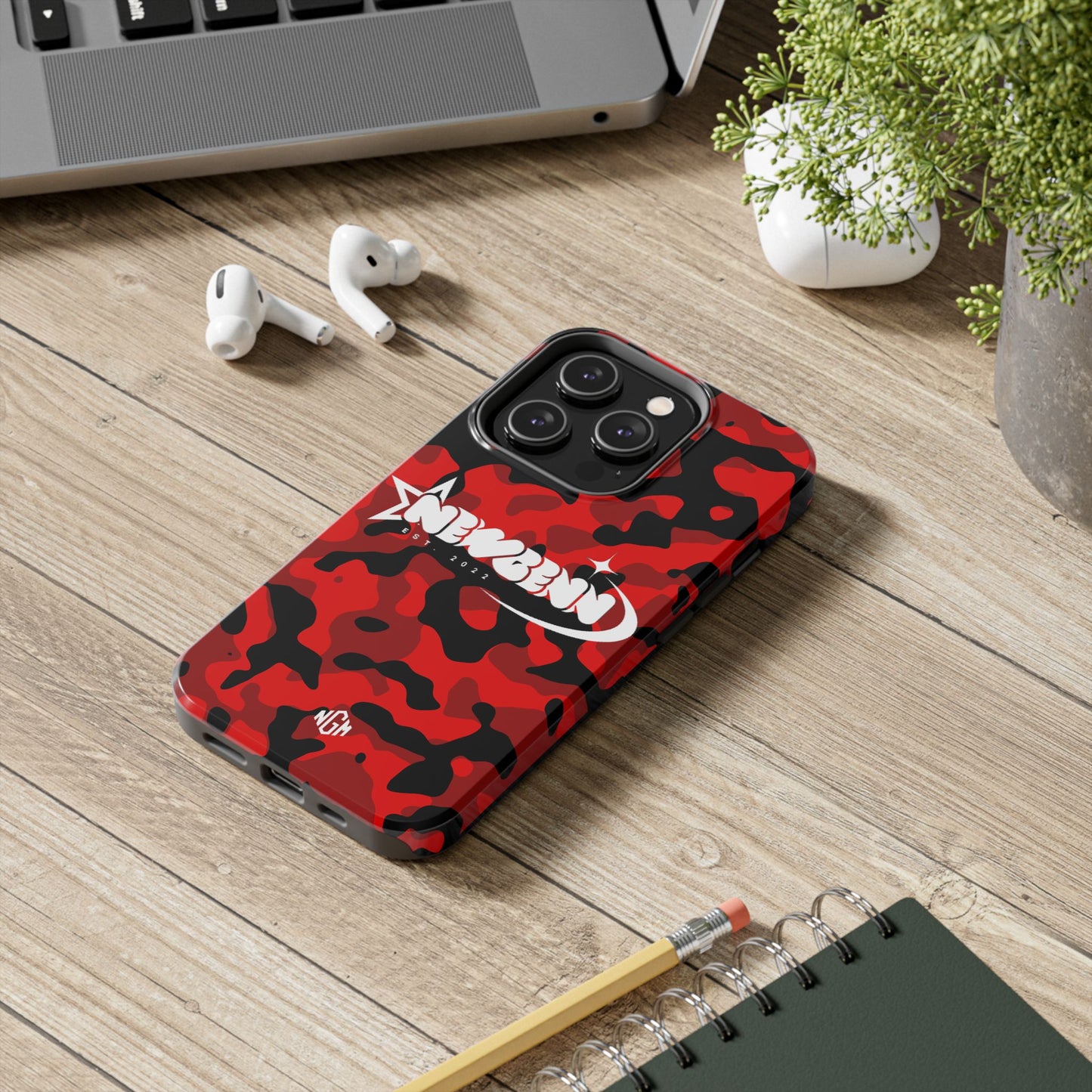 Red Camo Phone Case