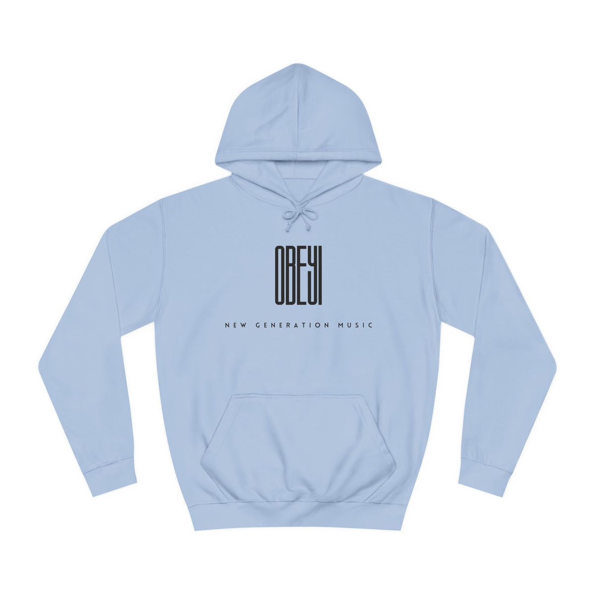 Sweat à capuche OBEYI bleu