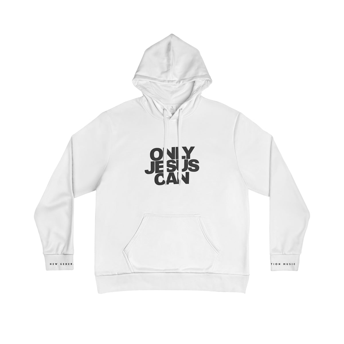 "Seul Jésus Peut" Sweat à capuche