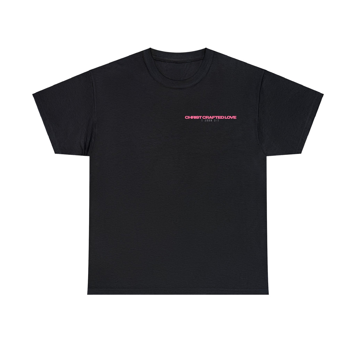 T-shirt noir « Christ Crafted Love »