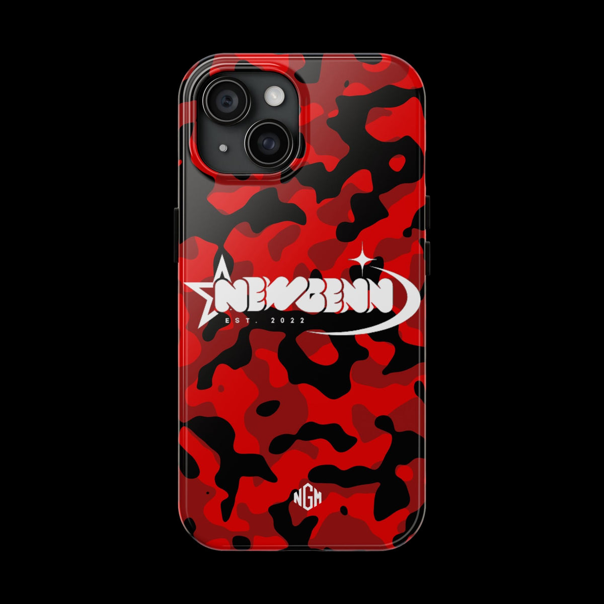 Coque de téléphone camouflage rouge