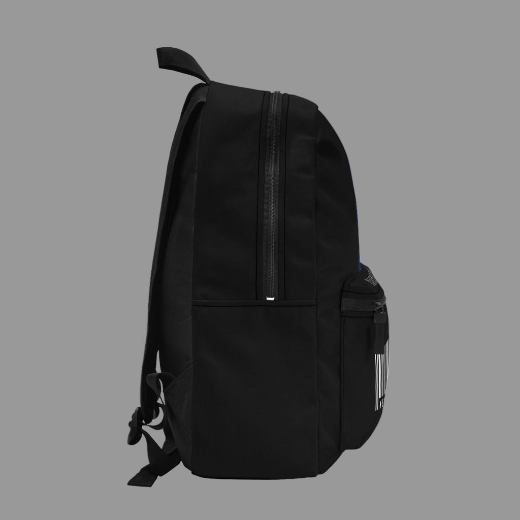 Stylish Music Backpack with Barcode Design - Perfect for Students and Music Lovers