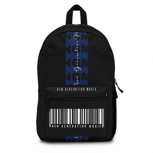 Stylish Music Backpack with Barcode Design - Perfect for Students and Music Lovers