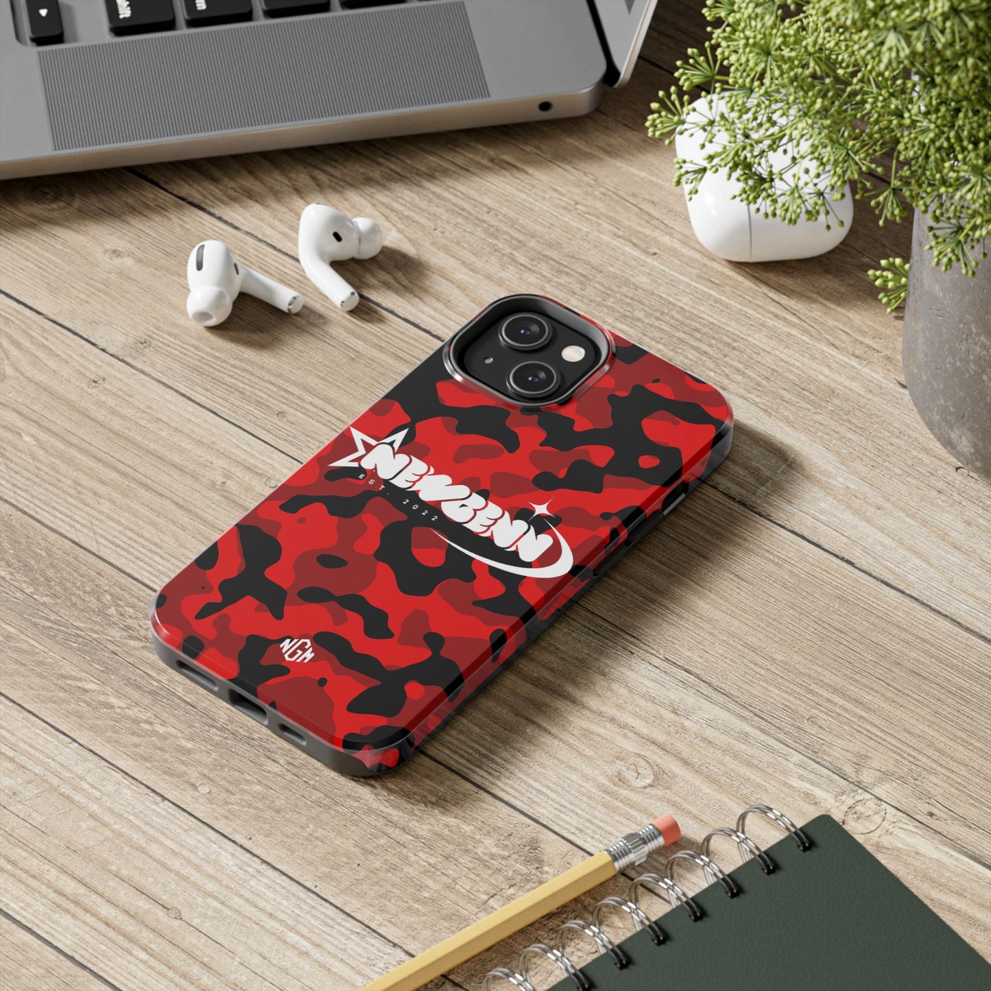 Red Camo Phone Case