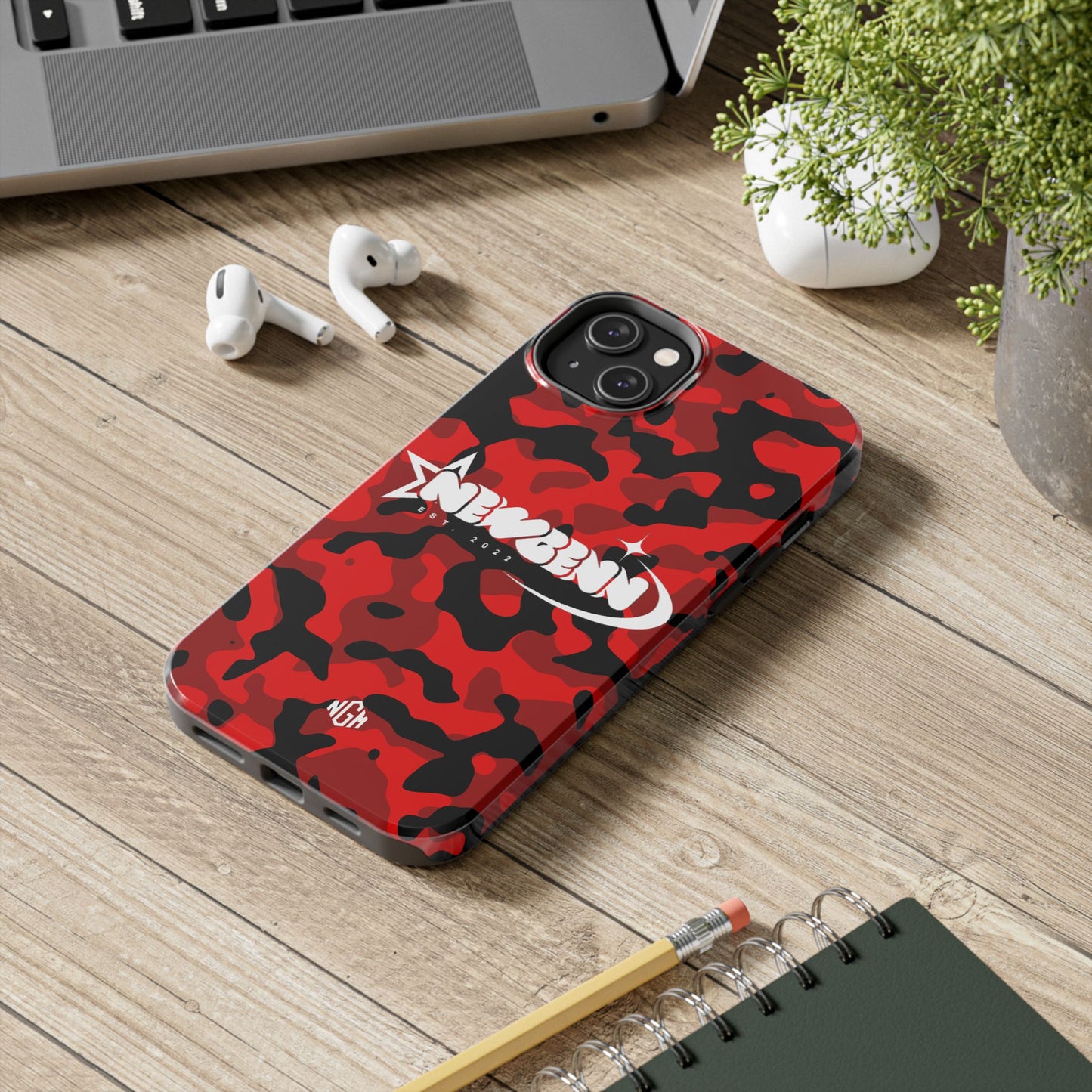 Red Camo Phone Case