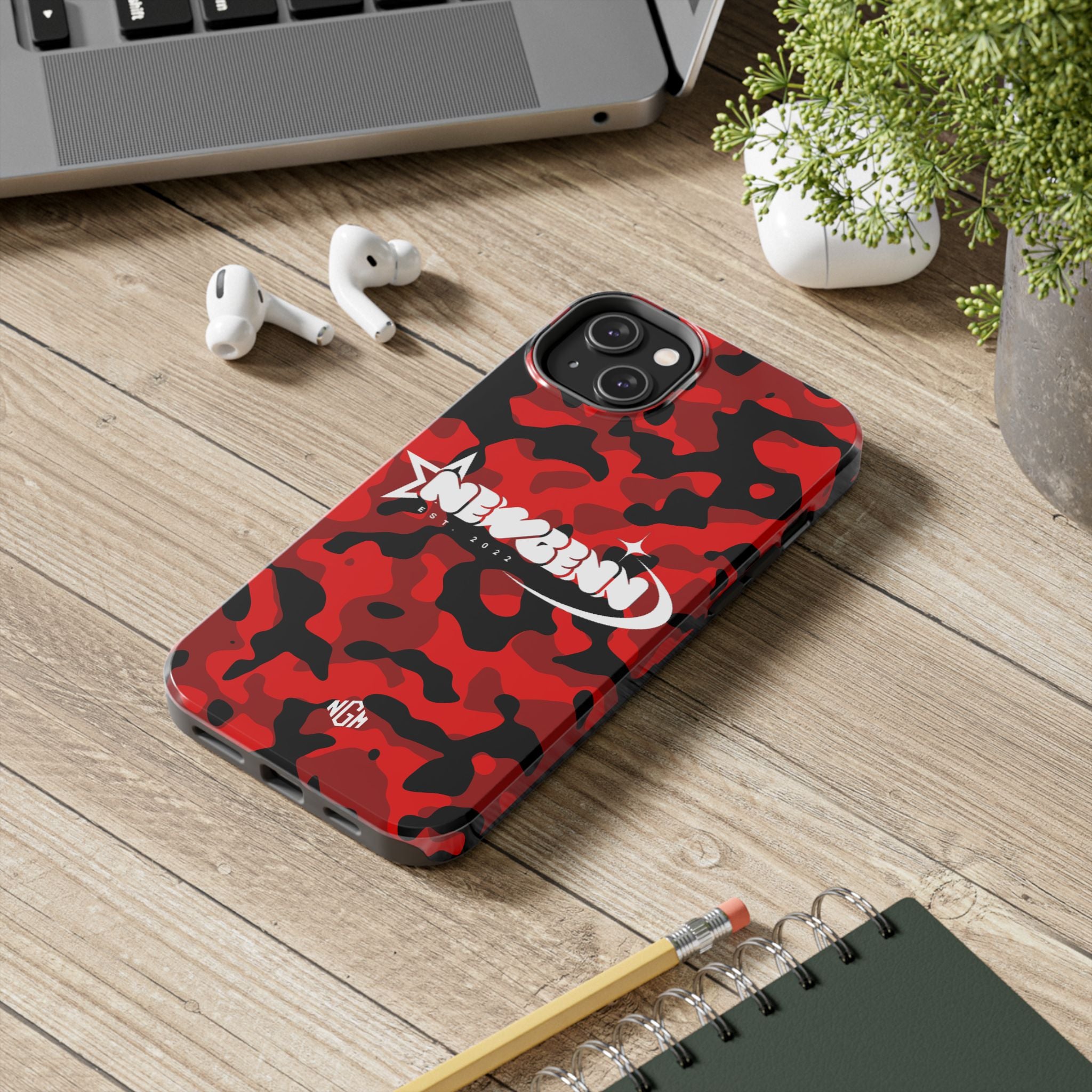 Red Camo Phone Case