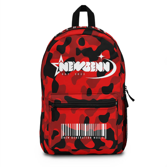 NewGenn Red Camo Backpack